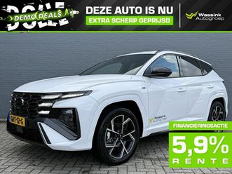 hyundai tucson - demo deal | 1.6 t-gdi phev 252pk automaat n line | navigatie | stoel & stuurverwarming | s
