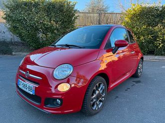 fiat 500 1.2 69 ch s plus bvm . toit ouvrant jantes alus sièges sport s 104120 kms