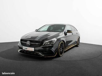 mercedes cla 45 amg 381 cv shooting break 4matic camera sieges elec avec pack memoires hifi harman kardon keyless carplay gps echapp amg jantes alu 19′ / pas de
