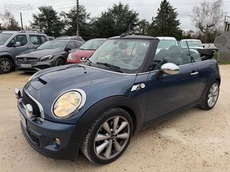 mini cooper s cabriolet r57 184cv bva 131000km an:2011 7990euros revise et garantie