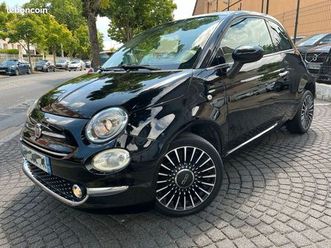 fiat 500 série 4 my17 16s black lounge -1.2 bvm5 71chx - crit'r 1 / toit pano -4xcb