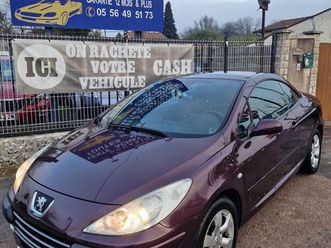 peugeot 307 cc 2.0 hdi 136 sport pack 1er main garantie 6 mois