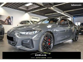 bmw serie 4 coupé m440i 374 ch xdrive, laser, assistant driving pro, toit ouvrant, harman/kardon, sièges m, tva récupérable loa possible