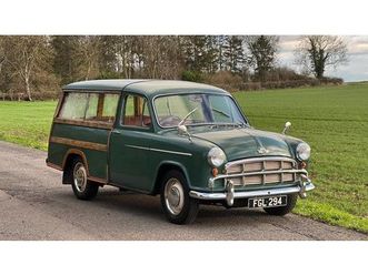 1955 morris oxford vert manuel, 4 vitesses conduite à dro...