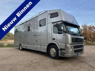 volvo fm 18t roelofsen 5+1 paards paardenvrachtwagen living — vrachtwagens — marktplaats