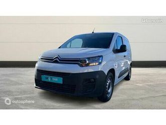citroen berlingo van véhicule utilitaire ou société m 950kg bluehdi 100ch s&s
