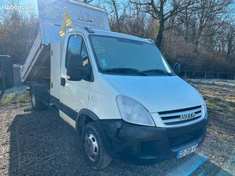 iveco benne + caisson 07/2008 roues jumellees 190000 kms 12900 euros ht