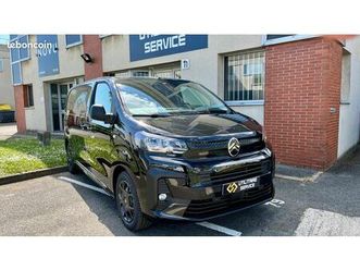 27 490 ht / citroen jumpy fourgon m 2.0 145 cv boite automatique eat-8 pack premium connect noir neuf / tva recuperable