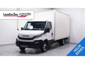 iveco daily 35c15 150 pk bakwagen met deuren dubbel lucht achter, audio, elek. pakket, 3-zits