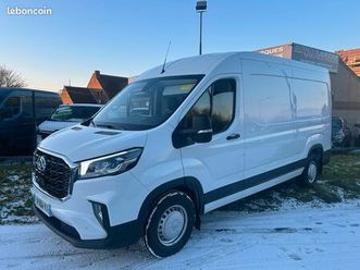 24 900 ht - nv maxus deliver 9 neuf l3h2 3 places 2.0 d 150 cv grand carplay / clim / reg / tel / camera / dab / phare av led / radar av et ar