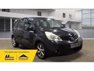 2009 nissan note 1.6 tekna auto