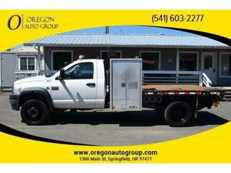 2008 dodge ram 5500 flatbed flatbed diesel 4x4 4wd truck