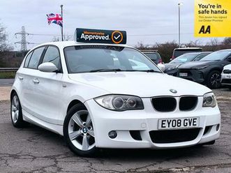 2008 bmw 1 series 2.0 petrol automatic 120i hatchback 5 seats part leather ulez compliant hatchba...