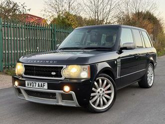 2007 land rover range rover 4.2 v8 supercharged overfinch