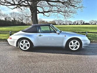 porsche 911 carrera cabriolet stunning condition superb documented history rare manual 1995
