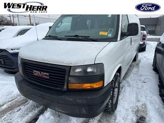used 2020 gmc savana 2500 work van