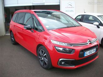 citroen c4 spacetourer 1.5 bluehdi 130 s&s business + eat8 sellerie mixte cuir