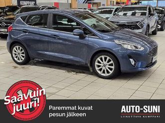 ford fiesta 1,0 ecoboost 100hv a6 titanium 5-ovinen - #korko 2,99% + kulut - #merkkihuollettu #hihna vaihdettu 1/2026 #lämpöpaketti