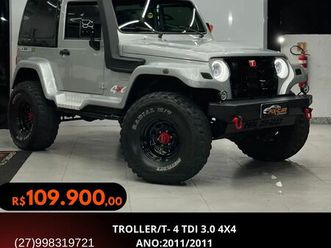 troller t-4 4x4 3.0 tb int. cap. rígida diesel 2011