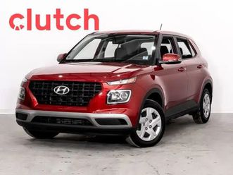 2025 hyundai venue essential w/ apple carplay, heated seats, rea
