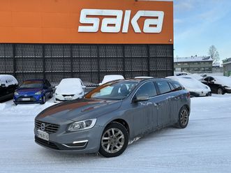 volvo v60 t3 business aut ** suomi-auto / vakkari / webasto / p.tutka / sensus-audio / puolinahkasisusta / lohko+sisäpist. **