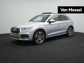 audi q5 3.0 tfsi sq5 quattro | apple/android play | adaptive cruise | 360 camera | led | diamond stitch leder | panorama dak | pdc v+a | keyless | premium audio