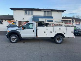 ★★★ 2014 ford f-550 service body truck 4x4 / low miles! ★★★