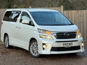 2012 toyota vellfire mpv petrol automatic