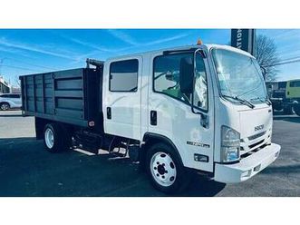 thing spring!! 2018 isuzu npr xd crew cab dump with low miles