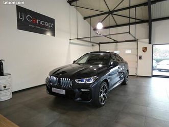 bmw x6 (g06) xdrive 30d 265 ch m sport bva8 - suivi complet bmw - toit ouvrant sky lounge - hud - direction activedrive - crochet d'attelage - harman kardon - f