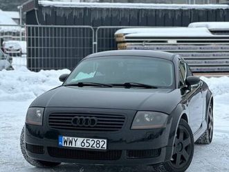 audi tt 1.8 turbo benzyna+lpg. zadbana. fajny stan. gwarancja. zamiana ożarów mazowiecki • olx.pl