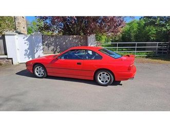 1991 bmw 8 series rouge automatique conduite à gauche in...