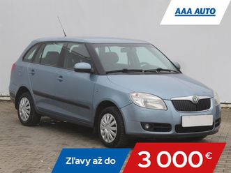 skoda fabia combi 1.2 12v, serv.kniha, klíma, po stk