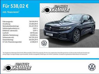 vw touareg 3.0 tdi dsg r-line 4motion ahk+navi+pano+hud+iqdr
