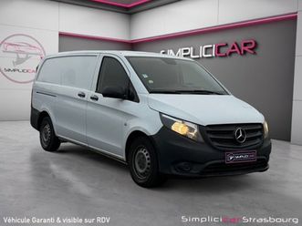 mercedes vito fourgon 110 cdi long rwd pro suivi - camera de recul - regulateur/limiteur