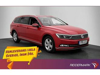 volkswagen passat 2.0 tdi cockpit pano d-värm skinn b-kamera