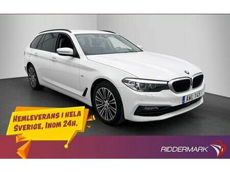 bmw 520 d xdrive sportline d-värm hifi kamera drag rattvärme
