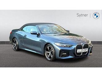 bmw 4 series 420i m sport convertible 2.0 2dr