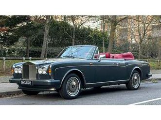 1995 rolls royce corniche rouge manuel conduite à gauche...