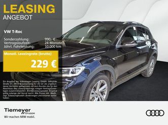 volkswagen t-roc 1.5 tsi dsg r-line lm17 navi ahk kamera