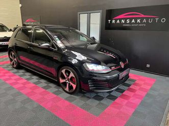 volkswagen golf gti 2.0 tsi 230 cv dsg6 pack performance + toit ouvrant + carplay + caméra de recul + sièges chauffants