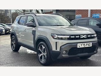 dacia duster dacia duster 1.6 hybrid 140 journey 5dr auto sat nav+rear camera+carplay suv 2025, 10 miles, £23647 - 33067118 - exchangeandmart.co.uk