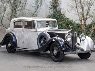 1936 rolls-royce 25/30 sports saloon right-hand-drive by freestone & webb