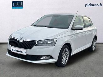 skoda fabia 2019 - blanc métallisée - fabia 1.0 tsi 95 ch bvm5 business