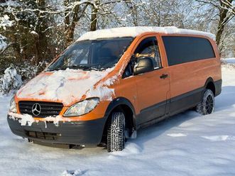 mercedes-benz vito lang camper allrad w639 automatik 4x4 van offr