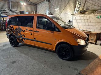 mercedes-benz vito 113 cdi 5 sitze, klima, ahk, bett