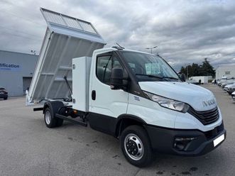 iveco daily benne 35c14 140cv 2l3 acier jpm 3m30 coffre