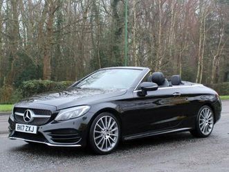 2017 mercedes-benz c class 2.1 c250d amg line (premium plus) cabriolet 2dr