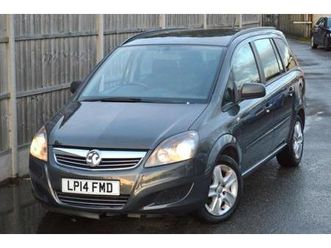 2014 vauxhall zafira 1.8i [120] exclusiv 5dr mpv petrol manual