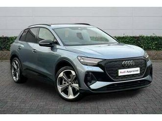 2025 audi q4 e-tron 250kw 55 quattro 82kwh black edition 5dr auto estate electric automatic